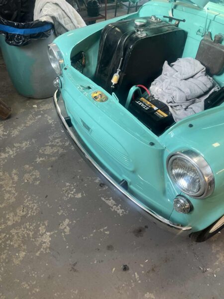 3D prinditud puhvrid Fiat 600 stange jaoks